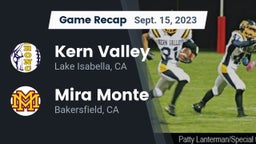 Recap: Kern Valley  vs. Mira Monte  2023