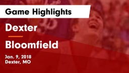 Dexter  vs Bloomfield  Game Highlights - Jan. 9, 2018