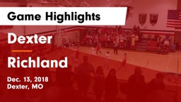 Dexter  vs Richland  Game Highlights - Dec. 13, 2018