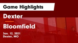 Dexter  vs Bloomfield   Game Highlights - Jan. 12, 2021
