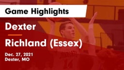 Dexter  vs Richland (Essex)  Game Highlights - Dec. 27, 2021