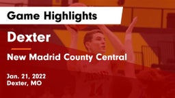 Dexter  vs New Madrid County Central  Game Highlights - Jan. 21, 2022