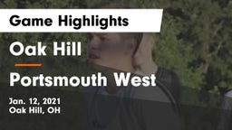 Oak Hill  vs Portsmouth West  Game Highlights - Jan. 12, 2021