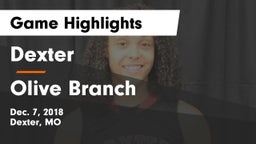 Dexter  vs Olive Branch  Game Highlights - Dec. 7, 2018