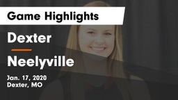 Dexter  vs Neelyville  Game Highlights - Jan. 17, 2020