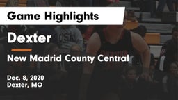 Dexter  vs New Madrid County Central  Game Highlights - Dec. 8, 2020