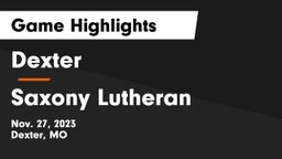 Dexter  vs Saxony Lutheran  Game Highlights - Nov. 27, 2023