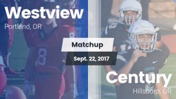 Matchup: Westview  vs. Century  2017
