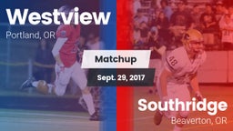 Matchup: Westview  vs. Southridge  2017