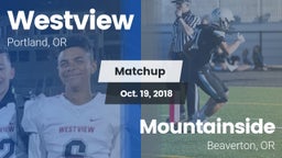 Matchup: Westview  vs. Mountainside  2018