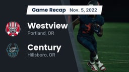 Recap: Westview  vs. Century  2022