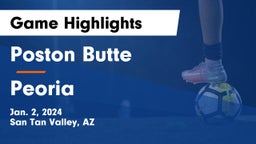 Poston Butte  vs Peoria  Game Highlights - Jan. 2, 2024