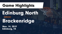 Edinburg North  vs Brackenridge  Game Highlights - Nov. 14, 2019