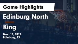Edinburg North  vs King  Game Highlights - Nov. 17, 2019