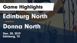 Edinburg North  vs Donna North  Game Highlights - Dec. 20, 2019