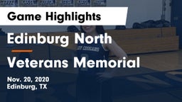 Edinburg North  vs Veterans Memorial  Game Highlights - Nov. 20, 2020