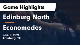 Edinburg North  vs Economedes  Game Highlights - Jan. 5, 2021