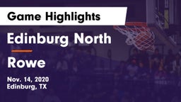 Edinburg North  vs Rowe  Game Highlights - Nov. 14, 2020