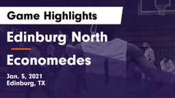 Edinburg North  vs Economedes  Game Highlights - Jan. 5, 2021