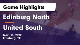 Edinburg North  vs United South  Game Highlights - Nov. 15, 2022