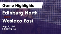 Edinburg North  vs Weslaco East  Game Highlights - Aug. 8, 2019