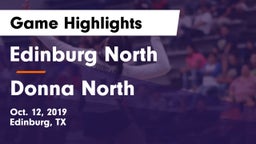 Edinburg North  vs Donna North  Game Highlights - Oct. 12, 2019