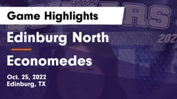 Edinburg North  vs Economedes  Game Highlights - Oct. 25, 2022