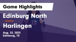 Edinburg North  vs Harlingen  Game Highlights - Aug. 22, 2023