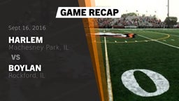 Recap: Harlem  vs. Boylan  2016