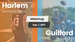 Matchup: Harlem  vs. Guilford  2017