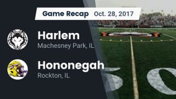 Recap: Harlem  vs. Hononegah  2017