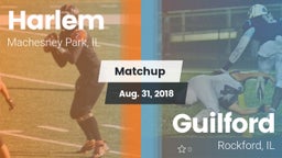 Matchup: Harlem  vs. Guilford  2018