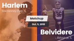 Matchup: Harlem  vs. Belvidere  2018