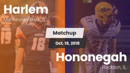 Matchup: Harlem  vs. Hononegah  2018