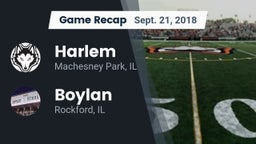 Recap: Harlem  vs. Boylan  2018
