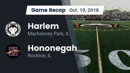 Recap: Harlem  vs. Hononegah  2018