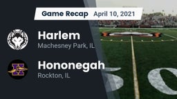 Recap: Harlem  vs. Hononegah  2021