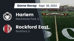 Recap: Harlem  vs. Rockford East  2022