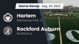 Recap: Harlem  vs. Rockford Auburn  2023