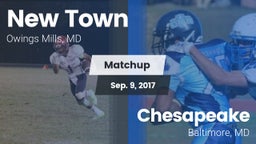 Matchup: New Town  vs. Chesapeake  2017