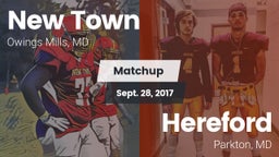 Matchup: New Town  vs. Hereford  2017
