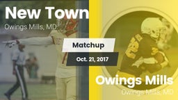 Matchup: New Town  vs. Owings Mills  2017