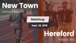 Matchup: New Town  vs. Hereford  2018