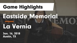 Eastside Memorial  vs La Vernia  Game Highlights - Jan. 16, 2018
