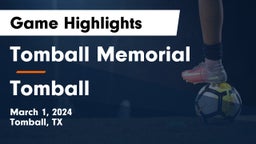 Tomball Memorial  vs Tomball  Game Highlights - March 1, 2024