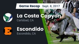 Recap: La Costa Canyon  vs. Escondido  2017