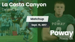 Matchup: La Costa Canyon vs. Poway  2017