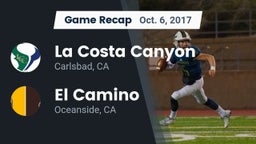 Recap: La Costa Canyon  vs. El Camino  2017