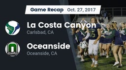 Recap: La Costa Canyon  vs. Oceanside  2017