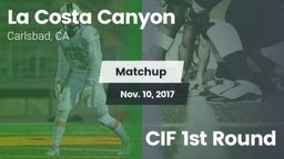 Matchup: La Costa Canyon vs. CIF 1st Round 2017